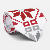 Lettisches Morning SUN geometrisches Muster VIII Krawatte (Gerollt)