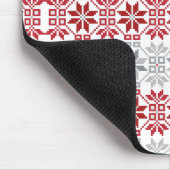 Lettisches Morning SUN geometrisches Muster VIII Mousepad (Ecke)