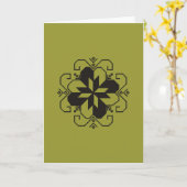 Lettisches saulites karte (Gelbe Blume)