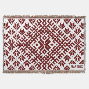 Lettisches traditionelles Auseklis-Design Decke