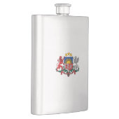 Lettisches Wappen Flachmann (Rechts)