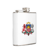 Lettisches Wappen Flachmann (Rechts)