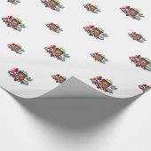 Lettisches Wappen Geschenkpapier (Ecke)