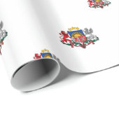 Lettisches Wappen Geschenkpapier (Rolleneckpunkt)