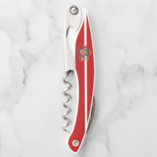 Lettisches Wappen Kellnermesser (Vorderseite)