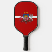 Lettisches Wappen Pickleball Schläger (Rückseite)