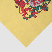 Lettisches Wappen Seidenpapier (Ausschnitt)