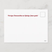 Lettisches Weihnachtslied Feiertagspostkarte (Rückseite)