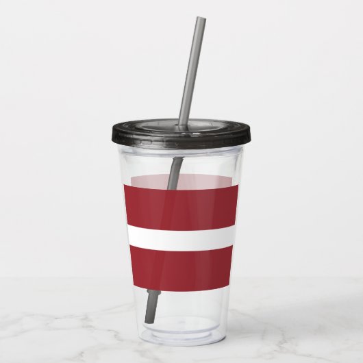 Lettland Acryltrinkbecher (Rückseite)