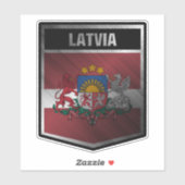Lettland Aufkleber (Blatt)