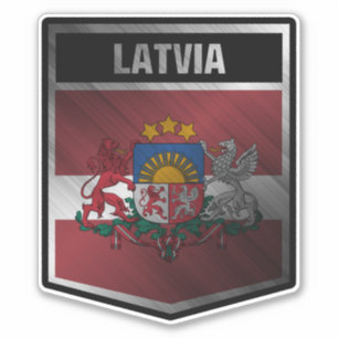 Lettland Aufkleber