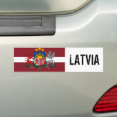 LETTLAND AUTOAUFKLEBER (Auf Auto)