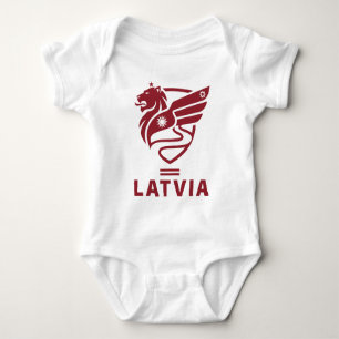 Lettland Baltischer Staat Nordeuropa Baby Strampler