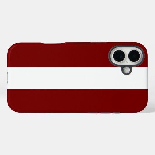 Lettland Case-Mate iPhone Hülle (Rückseite (Horizontal))