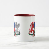Lettland-Emblem Tasse (Zentrum)