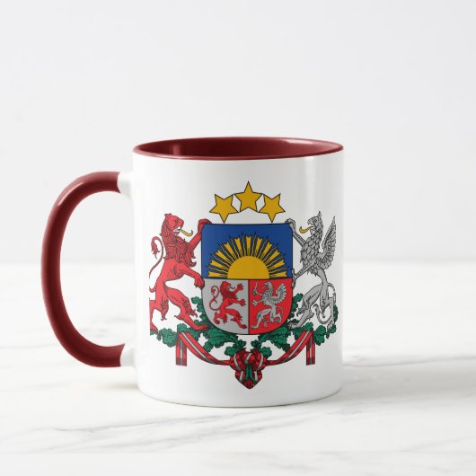 Lettland-Emblem Tasse (Links)