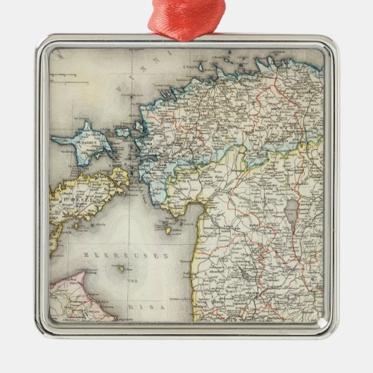 Lettland, Estland Silbernes Ornament (Vorne)