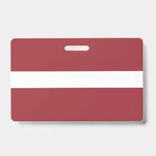 Lettland-Flagge Ausweis
