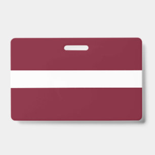 Lettland-Flagge Ausweis