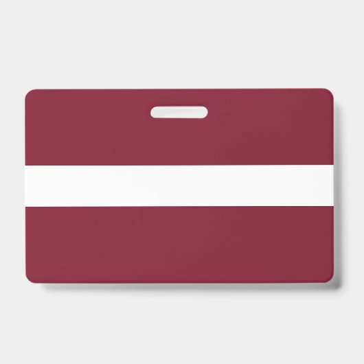 Lettland-Flagge Ausweis (Vorderseite)