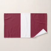 Lettland-Flagge Badhandtuch Set (Handtuch)