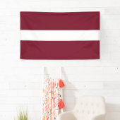 Lettland-Flagge Banner (Insitu)