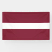 Lettland-Flagge Banner (Horizontal)