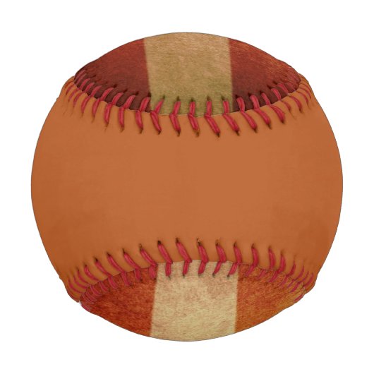 Lettland-Flagge Baseball (Rückseite)