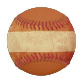 Lettland-Flagge Baseball (Vorderseite)