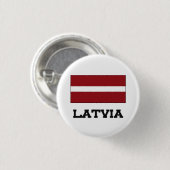 Lettland-Flagge Button (Vorne & Hinten)