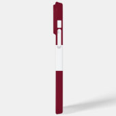 Lettland-Flagge Case-Mate iPhone Hülle (Rückseite / Links)