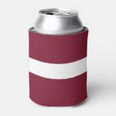 Lettland-Flagge Dosenkühler (Kanne Vorderseite)