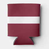 Lettland-Flagge Dosenkühler (Vorderseite)