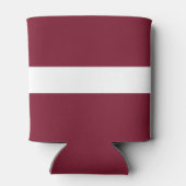 Lettland-Flagge Dosenkühler (Rückseite)