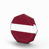 Lettland-Flagge Fotoblock (Rechts)