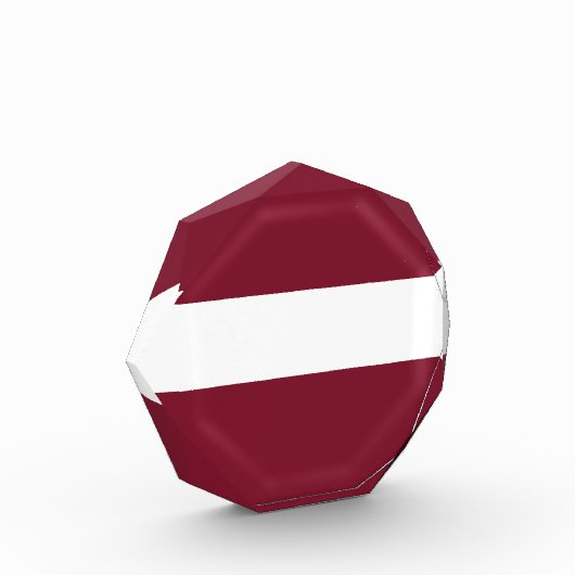 Lettland-Flagge Fotoblock (Links)