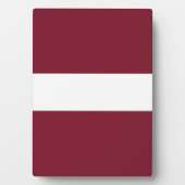Lettland-Flagge Fotoplatte (Vorderseite)