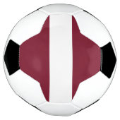 Lettland-Flagge Fußball (Gedreht)
