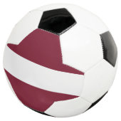 Lettland-Flagge Fußball (Dreiviertel)
