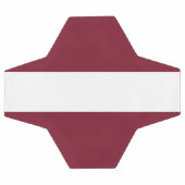 Lettland-Flagge Fußball (Flach)