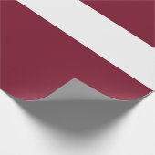 Lettland-Flagge Geschenkpapier (Ecke)