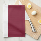 Lettland-Flagge Geschirrtuch (Viertel Falte)