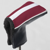 Lettland-Flagge Golf Headcover (3/4 Vorderseite)