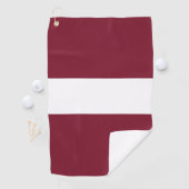 Lettland-Flagge Golfhandtuch (Insitu)
