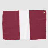 Lettland-Flagge Golfhandtuch (Horizontal)