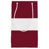 Lettland-Flagge Kleine Geschenktüte (Vorderseite)