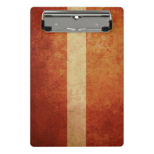 Lettland-Flagge Mini Klemmbrett