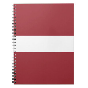 Lettland-Flagge Notizblock