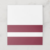 Lettland-Flagge Platzkarte (Außenseite Aufgefaltet)