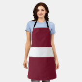 Lettland-Flagge Schürze (Getragen)